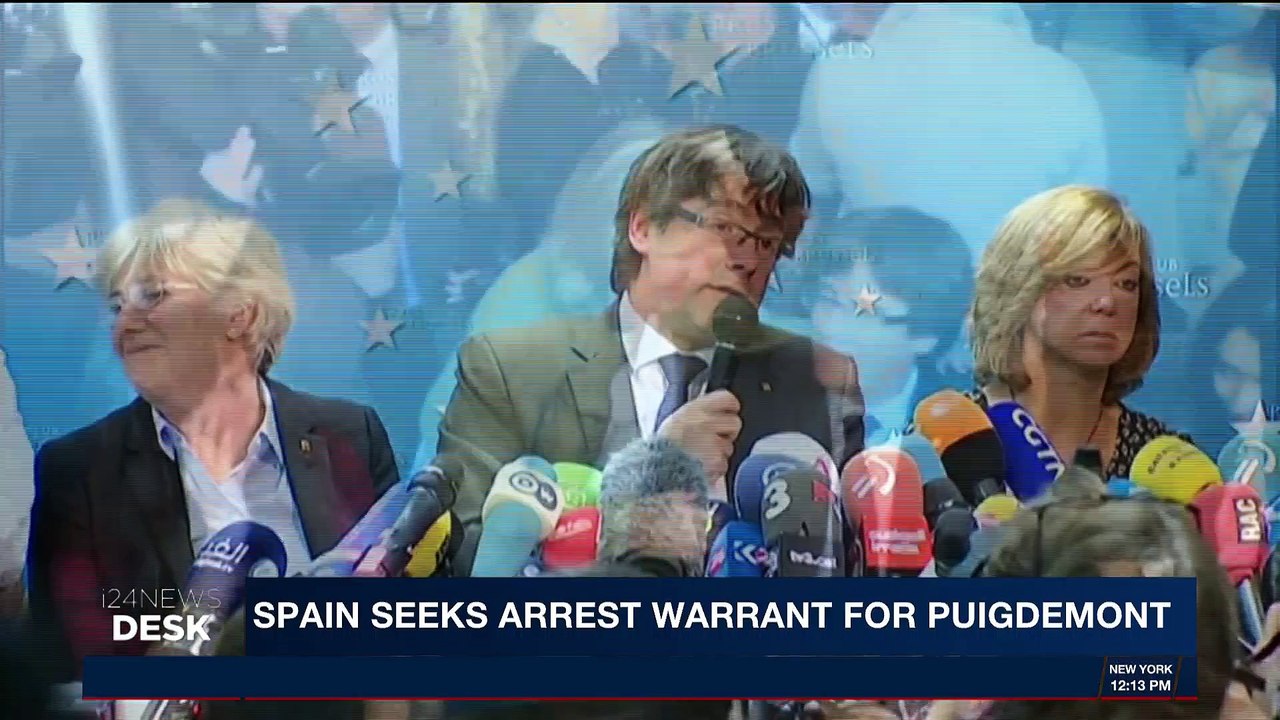 i24NEWS DESK | Spain seeks arrest warrant for Puigdemont | Friday, November 3rd 2017