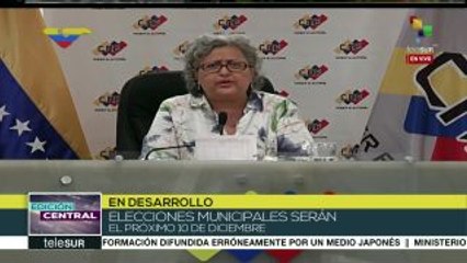 Elecciones municipales en Venezuela serán el 10 de diciembre
