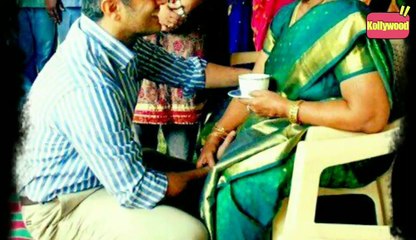 விக்ரம் மகள் கல்யாணத்தில் அனைவரையும் நெகிழ வைத்த தல அஜித்