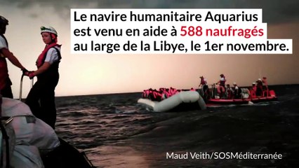 Скачать видео: Méditerranée : 588 naufragés secourus au large de la Libye