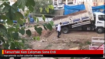 Tarsus'taki Kazı Çalışması Sona Erdi