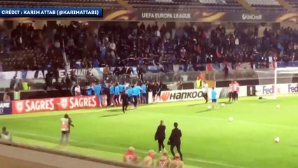 Evra met un coup de pied à un supporter de l'OM