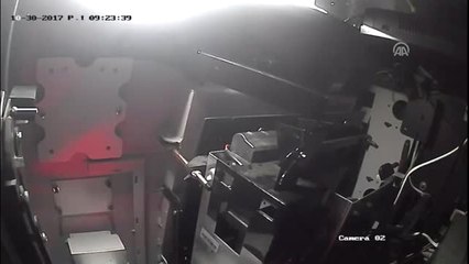 Hırsızlık Anı Güvenlik Kamerasında