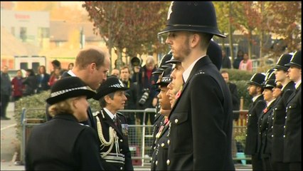 Prince William attends Police graduation parade in Hendon