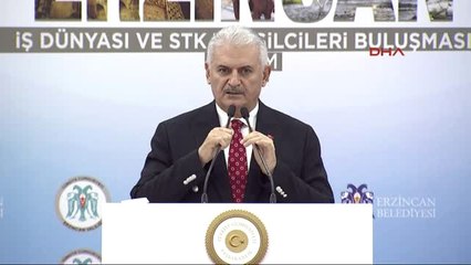 Erzincan Başbakan Yıldırım İş Dünysı ve Stk Temsilcileri Buluşmasında Konuştu