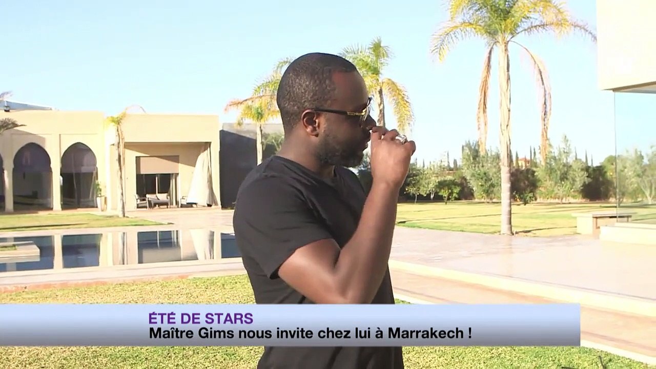 Maitre Gims nous invite chez lui à Marrakech