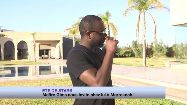 Maitre Gims nous invite chez lui à Marrakech