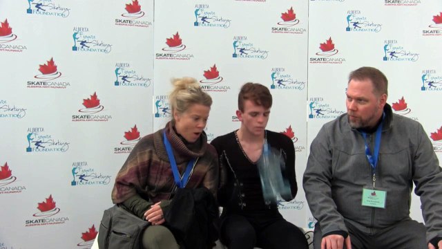 Novice Men Free Program - 2018 Sectional Championships - Alberta NWT/NUN - Blue Arena