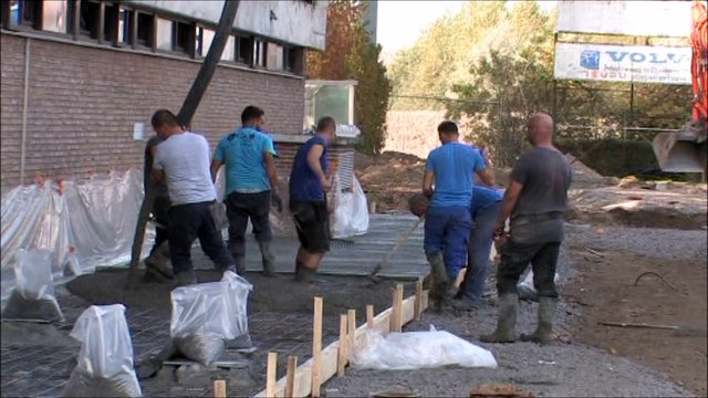 Het kunstgras van KSK Lovendegem