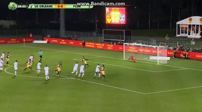 Penalty Goal Karim Ziani (1-0) US Orléans vs FC Sochaux