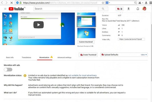How To Limited ads or No ads YouTube Videos Not suitable (YouTube update) by Tech Duniya