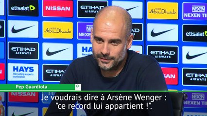 Foot - ANG - City : Guardiola «On ne battra pas le record d'invincibilité d'Arsenal»