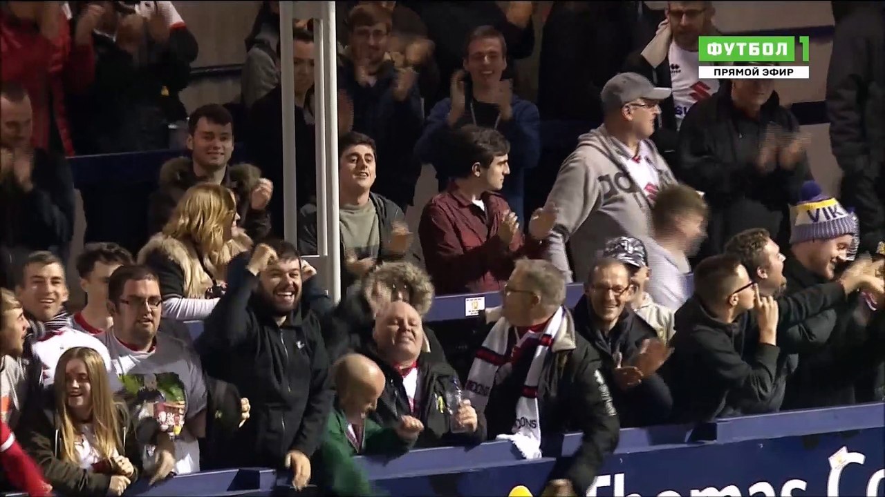 0-2 Aneke Goal England  FA Cup  Round 1 - 03.11.2017 Hyde United 0-2 Milton Keynes Dons