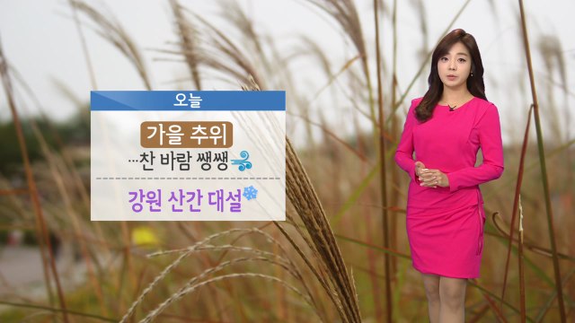 [날씨] 찬 바람 불며 쌩쌩, 기온 뚝...강원 산간 대설 / YTN
