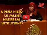 Layda Sansores a Pena Nieto le valen madre las Instituciones es un delincuente inmoral