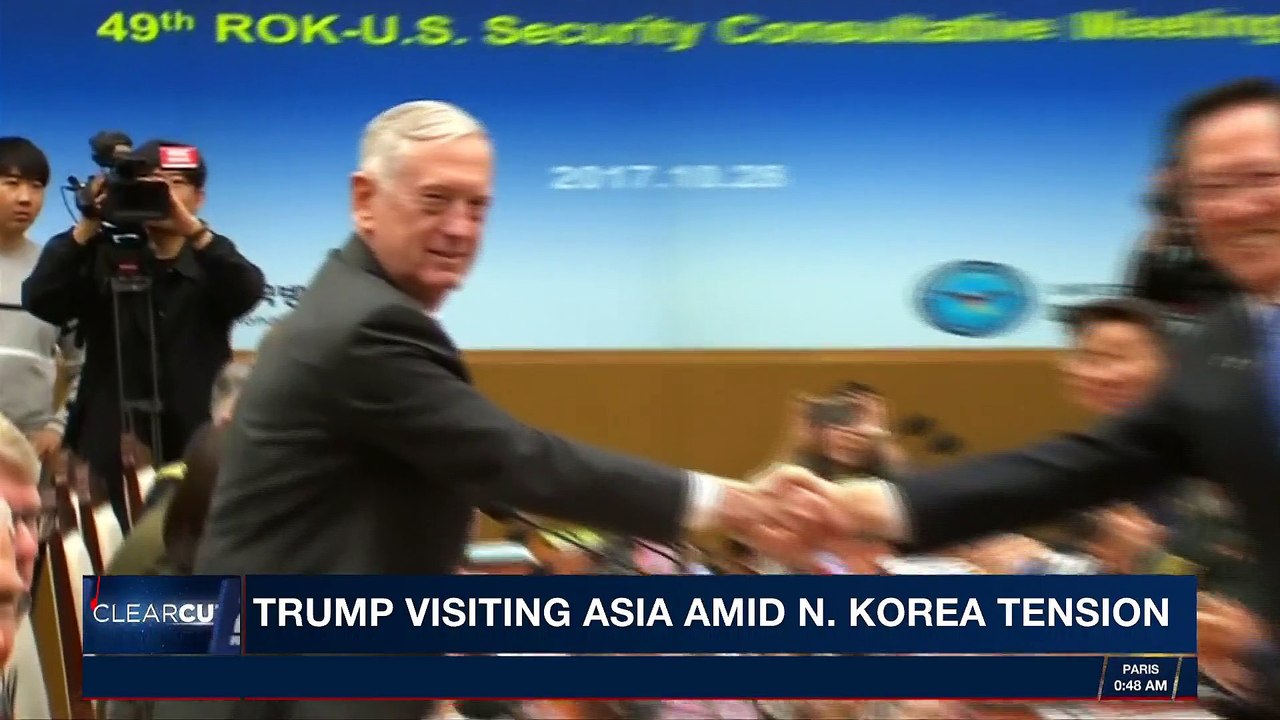 CLEARCUT | North Korea key theme of Trump Asia trip | Friday, November 3rd 2017