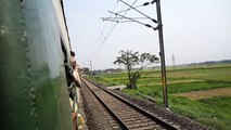 [HD] Patna Janshatabdi overtaking local on the move