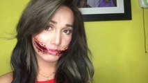 Makeup by Luis Vecina - Halloween Ripped mouth