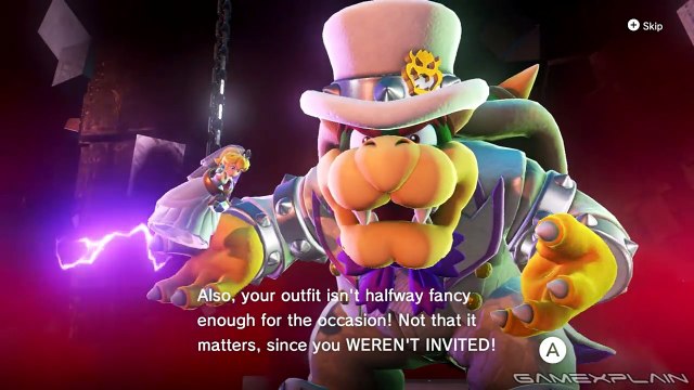 Super Mario Odyssey - SECRET Final Boss Dialogue w/ All Costumes (Spoilers,  Duh!) - video Dailymotion
