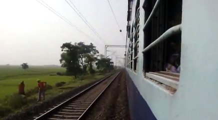 Blasting MGS WAP-4 at Khana Junction