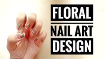 Easy And Cute Floral Nail Art Design | Natasha Waris