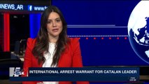 i24NEWS DESK | International arrest warrant for Catalan leader | Friday, November 3rd 2017