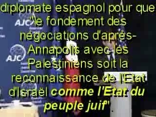 Olmert et ses ultras baisent Sarkozy et Abbas.