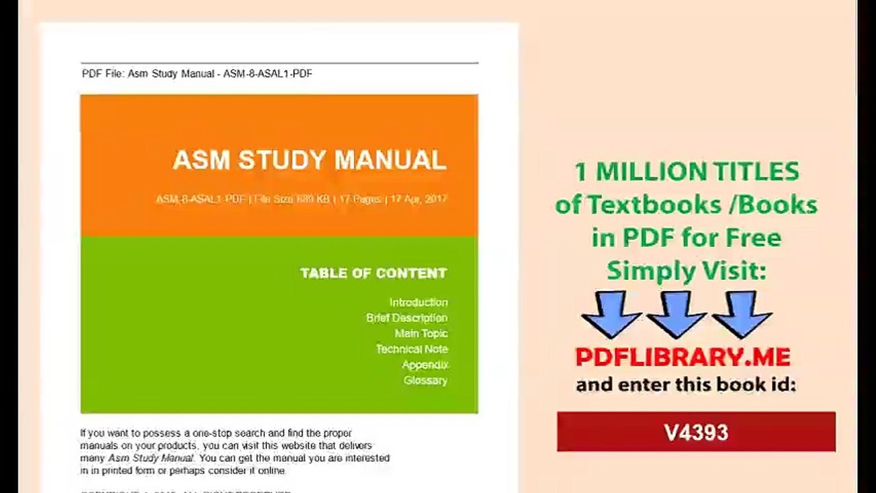 Asm Study Manual