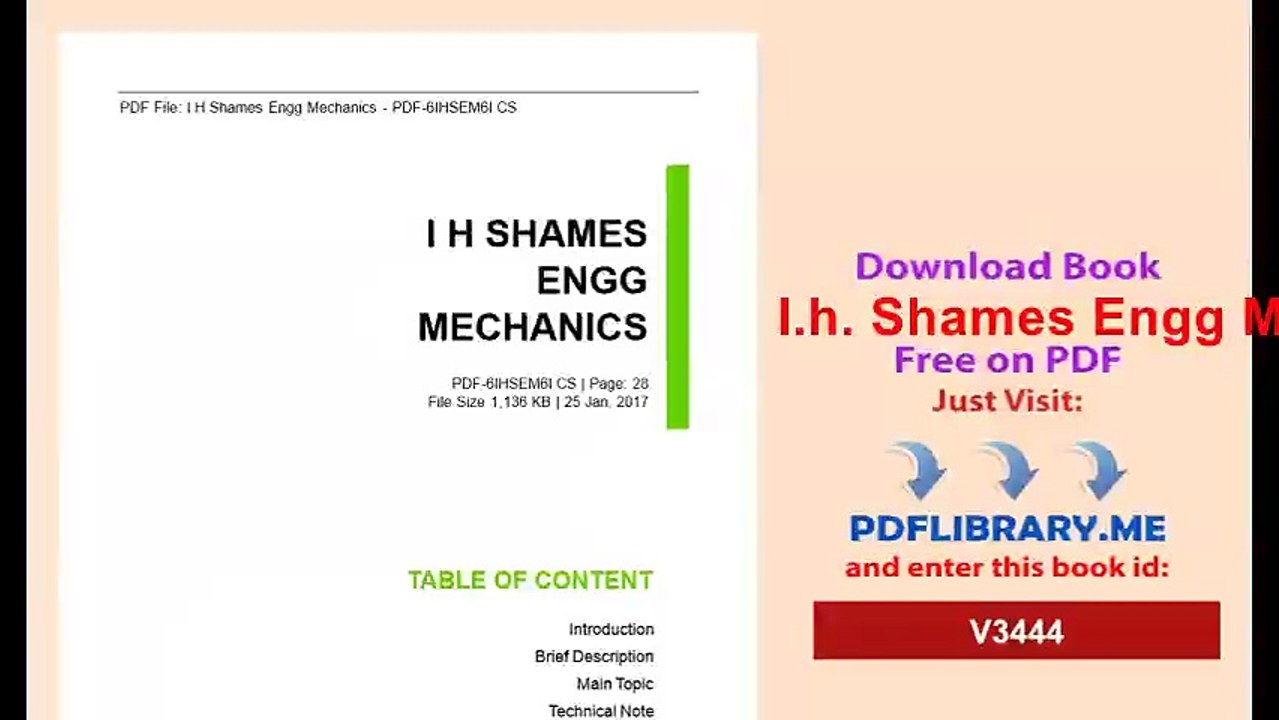Ih Shames Engg Mechanics