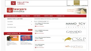 Malta’s Prominent Legal Portal for Law Firms