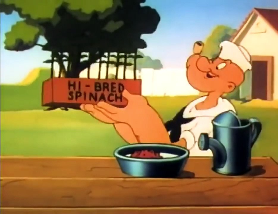 Popeye - Gopher Spinach (1954) [HD]
