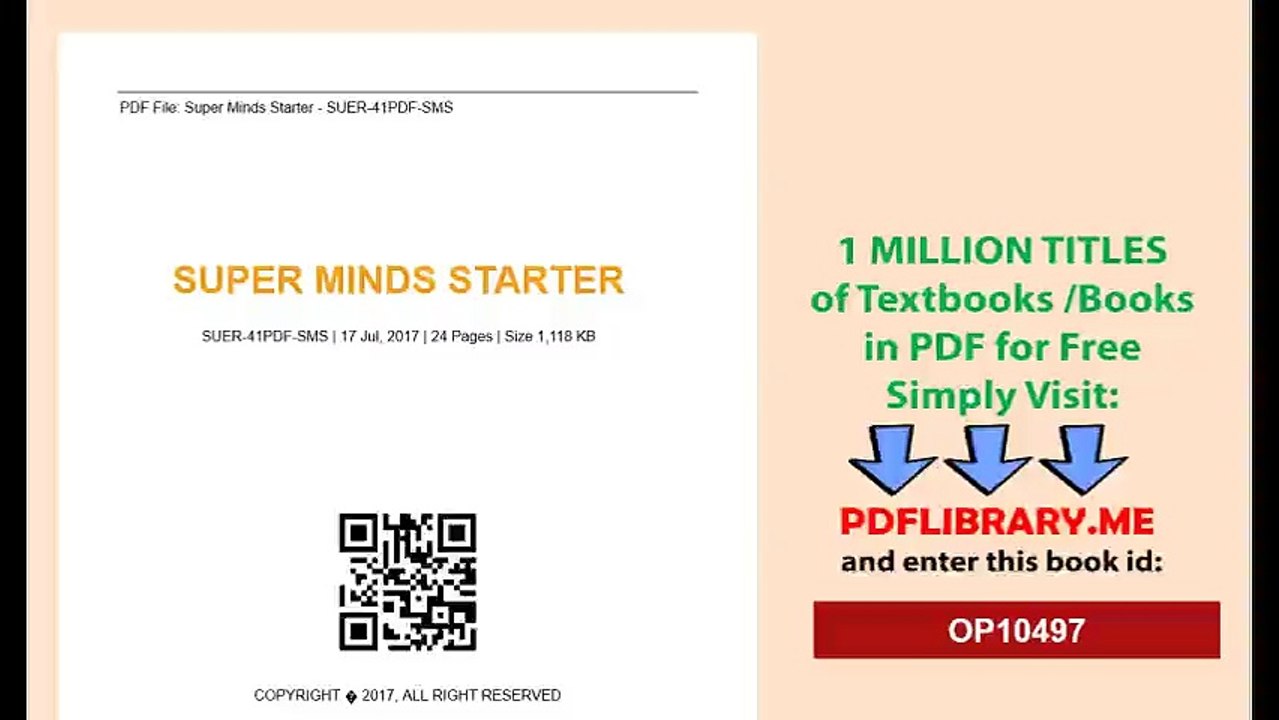 Super Minds Starter