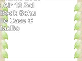 WALNEW Schlanke Leder MacBook Air 13 Zoll Hülle MacBook Schutzhülle Hülle Case Cover