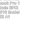 Silmo Ultra Slim Hülle für Macbook Pro 13 Zoll ab Ende 2012 bis Mitte 2016 Modell A1502