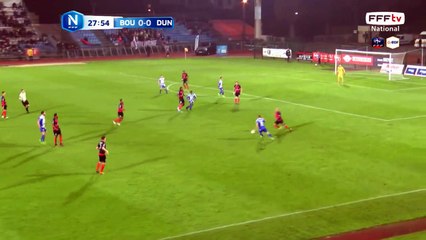 Encore une frappe dangereuse de Dunkerque mais ça passe à côté.