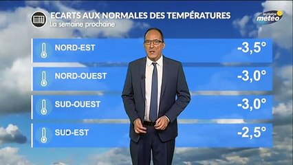 Chute brutale des températures ce week end