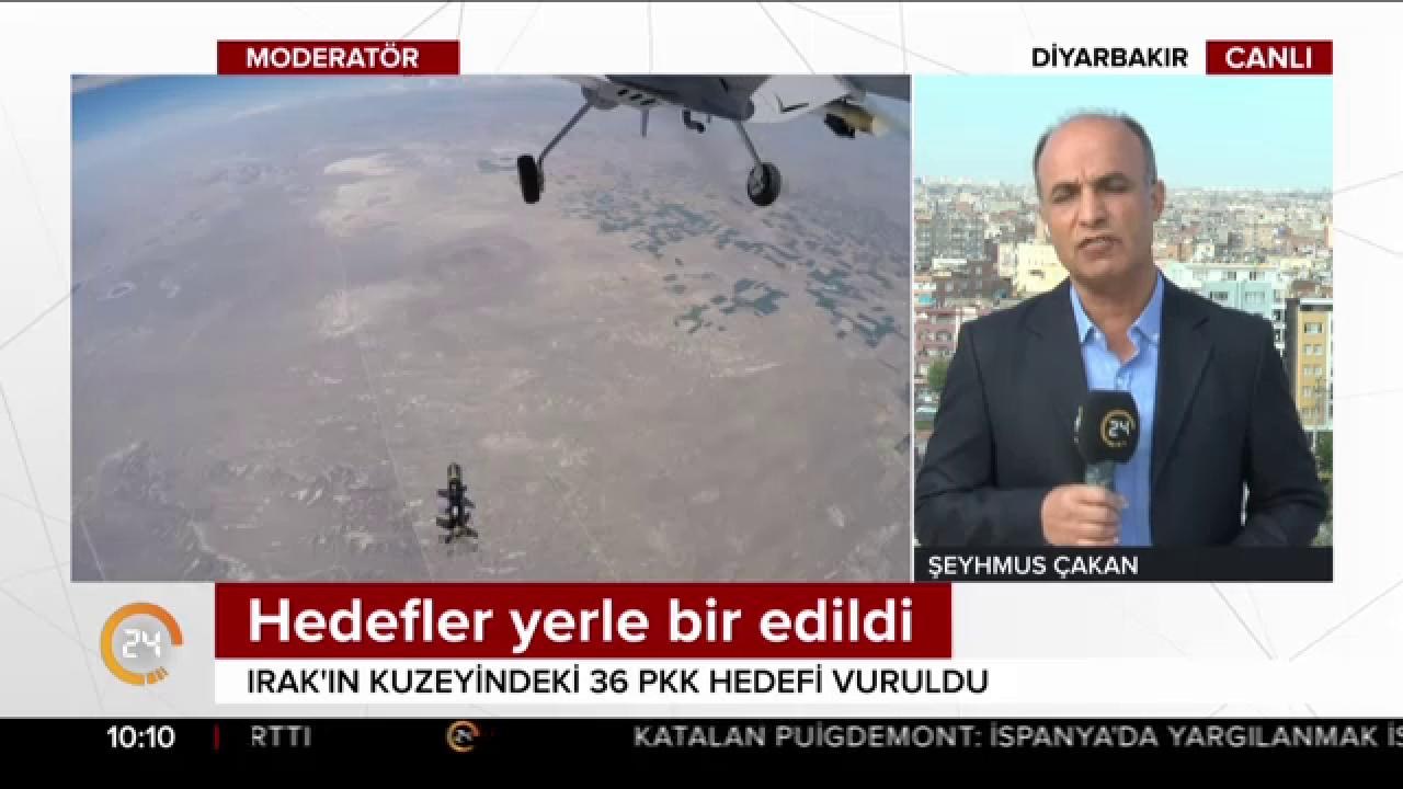 Hedefler yerle bir edildi