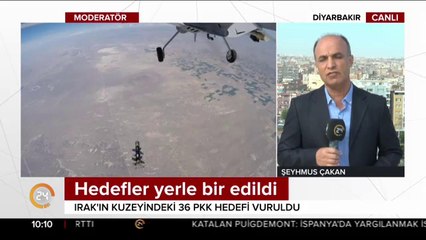 Hedefler yerle bir edildi