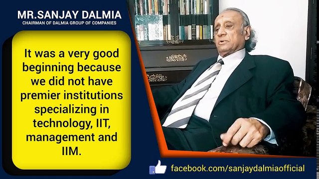 Sanjay Dalmia | Agriculture Management | Technology in IITs and IIMS