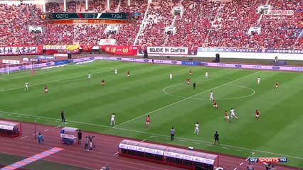 0-2 Sun Ke Goal China  Super League - 04.11.2017 Guangzhou Evergrande 0-2 Tianjin Quanjian