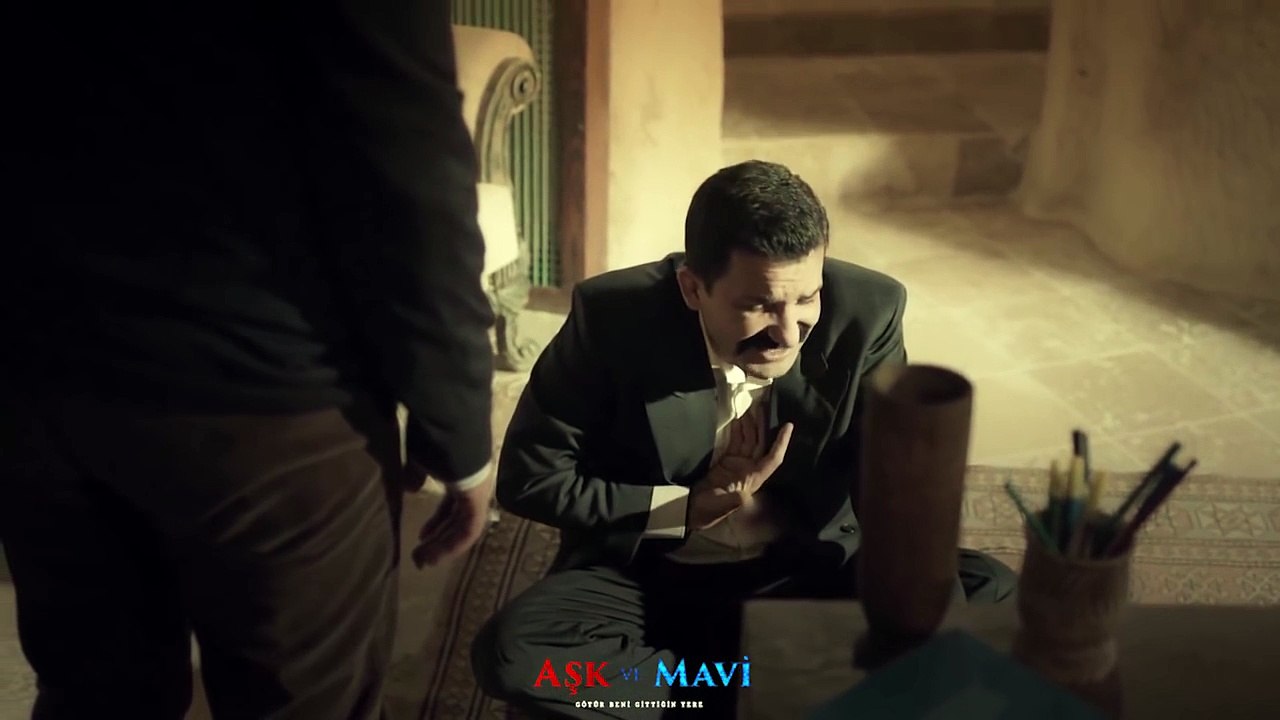 Aşk ve Mavi 8.Bölüm - Yeter ki yeğenim babasız kalmasın!