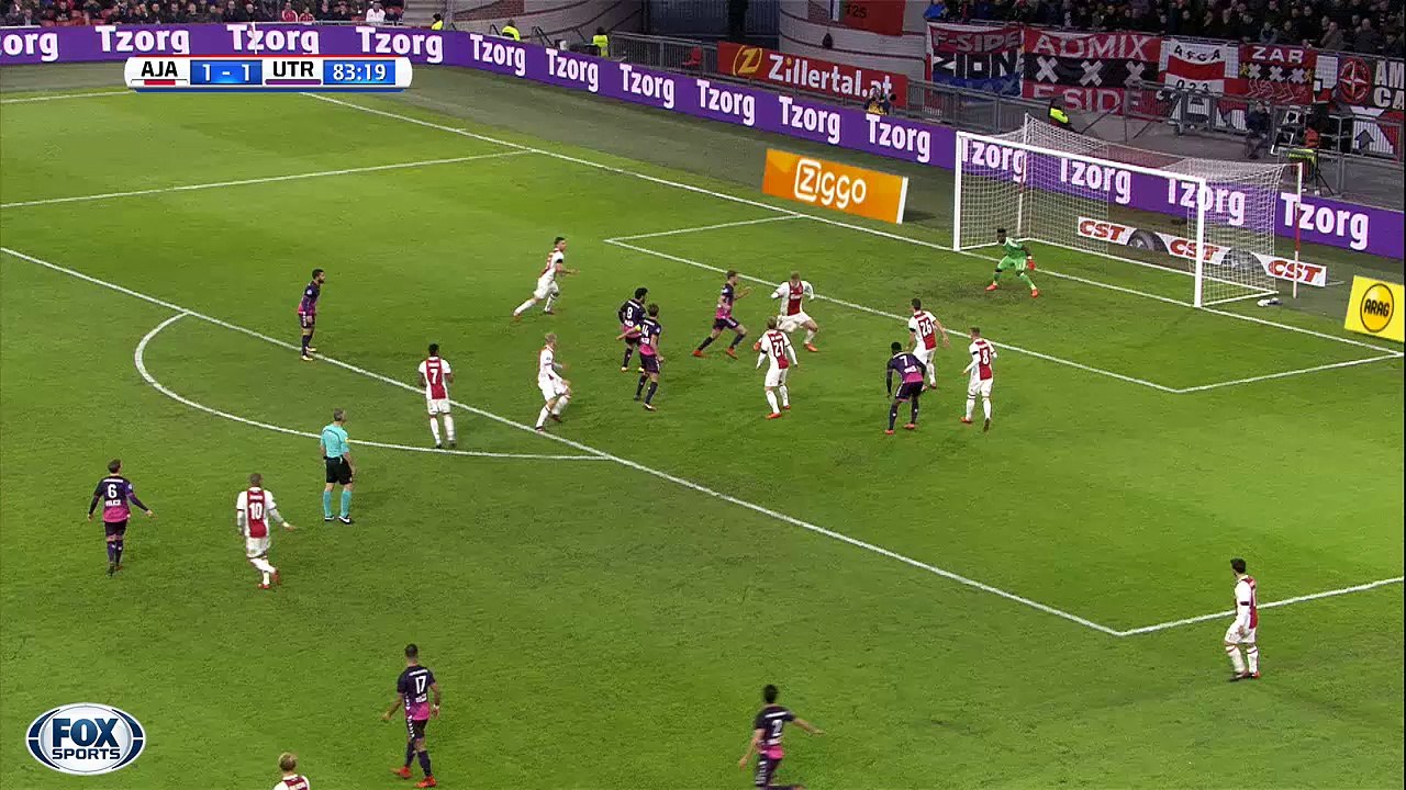 Zakaria Labyad Goal Ajax 1-2 FC Utrecht - 05.11.2017