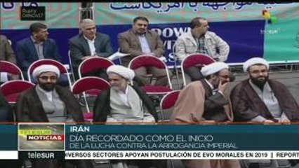 Recuerda en Irán los 38 años de la toma de la embajada de EEUU