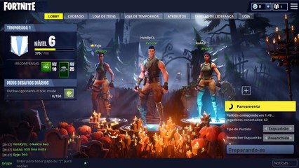 #1 LIVE Twitch Completa 03/11/17- Fortnite - Noob demaissss.. aprendendo agora! kkkkk