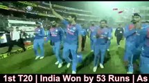 IND VS NZ 1st T20 Highlights 2017 | India vs New Zealand 1st T20 IND win by 53 runs