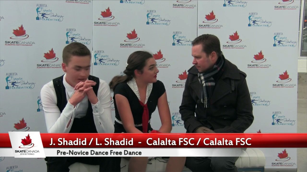 Pre-Novice Dance Free Dance Group 2 - 2018 Sectional Championships - Alberta- Blue Arena