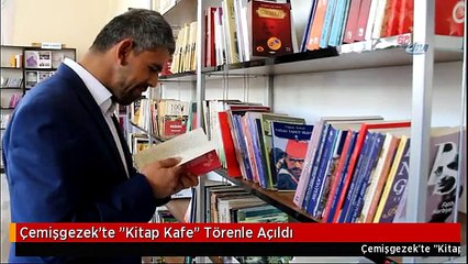 Çemişgezek'te "Kitap Kafe" Törenle Açıldı