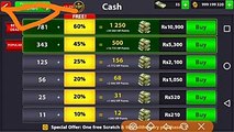 8 Ball Pool Free 82 Cash 100% working Now ( 31 Oct 2017 )