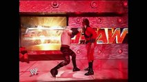 -Kane- sends Kane off the entrance ramp- Raw, June 12, 2006