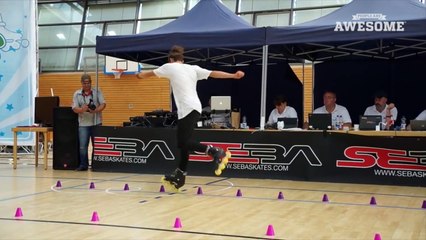 TOP FIVE - Inline Freestyle Slalom_ Juggling & Speed Ball Boxing _ PEOPLE ARE AWESOME 2016 | Daily Funny | Funny Video | Funny Clip | Funny Animals